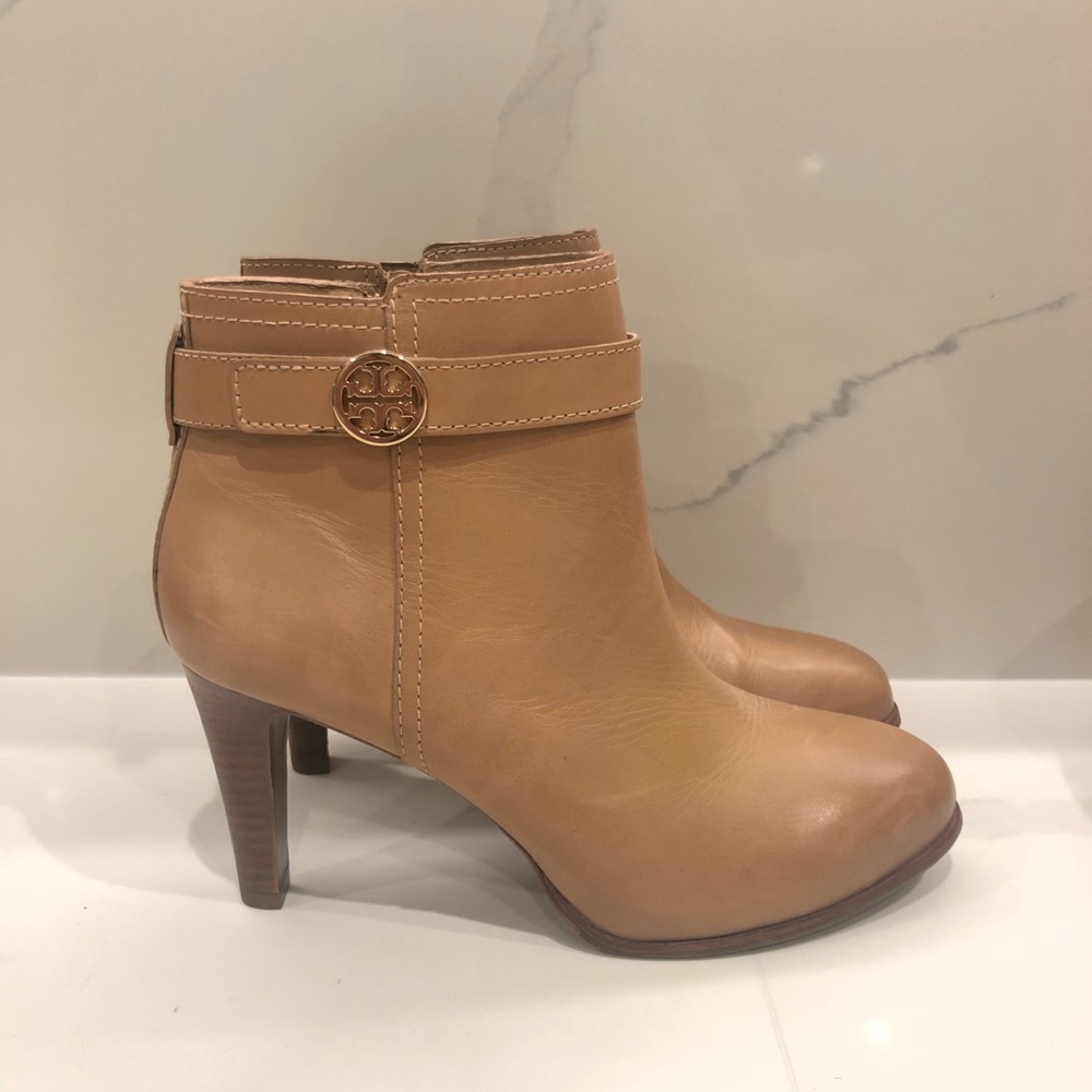 Tory Burch Leather Booties - Size 9M
